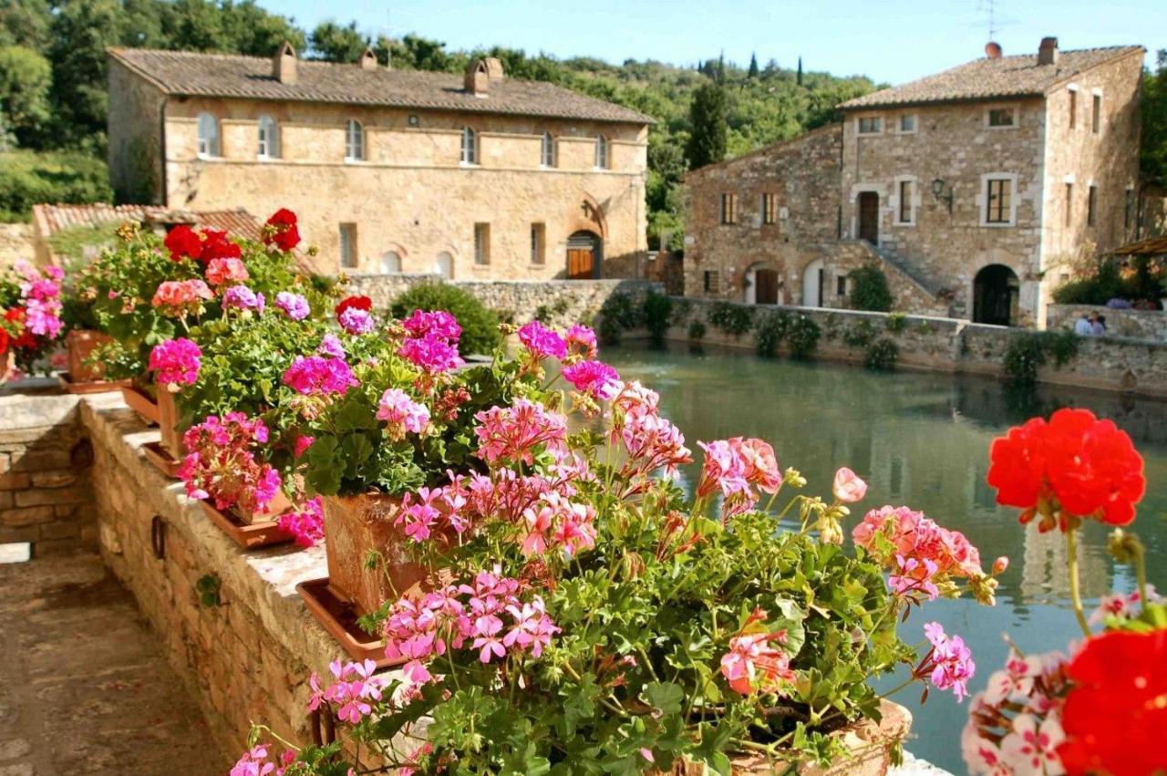 산퀴리코도르시아 Finestra Sulla Val D'Orcia 아파트 외부 사진