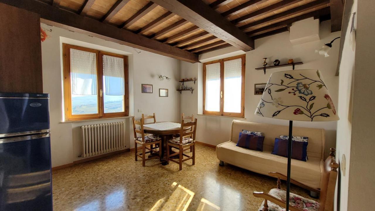 산퀴리코도르시아 Finestra Sulla Val D'Orcia 아파트 외부 사진